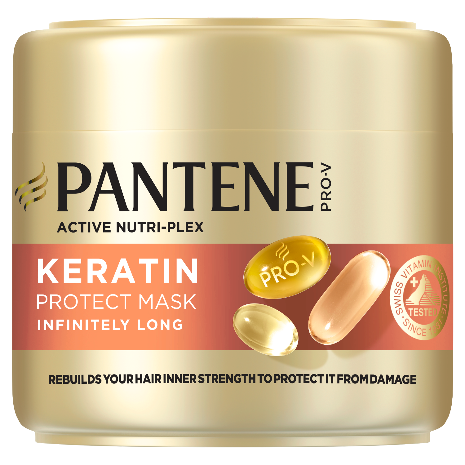 Pantene Pro-V Infinite Lengths Keratin Protect maska do włosów długich i słabych, 300 ml