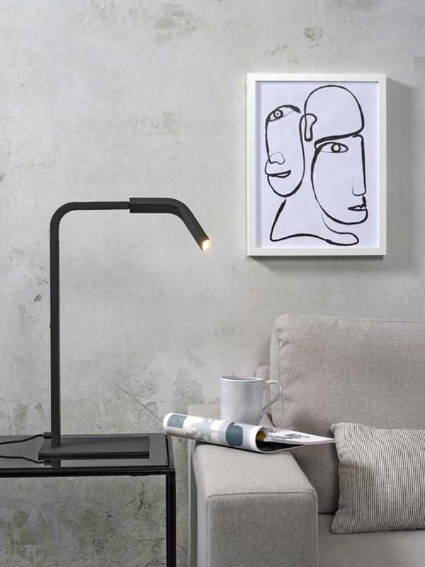 It's About RoMi - Lampa stołowa Zurich 48 cm czarna