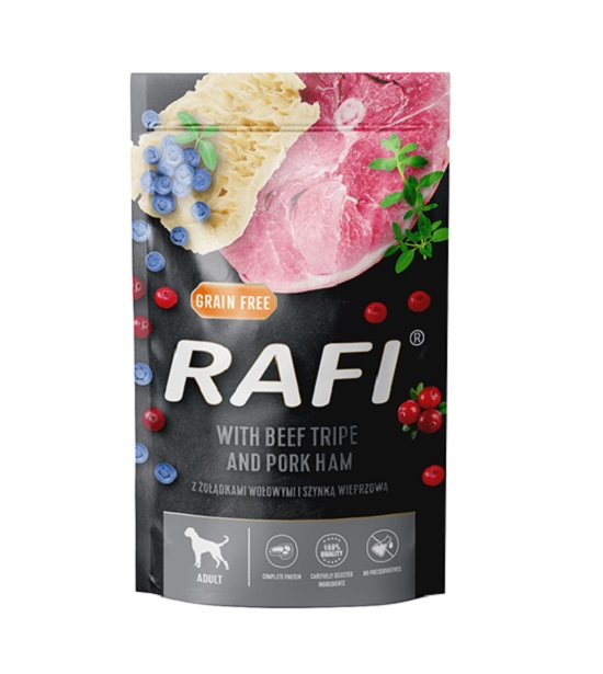 RAFI żołądki wołowe z szynką saszetka 500 g