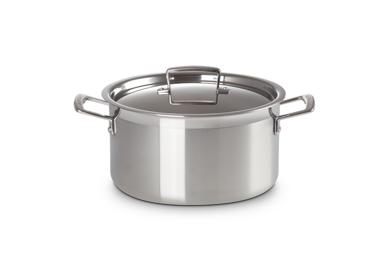 Le Creuset - 3-ply garnek do mięs stal nierdzewna 24 cm
