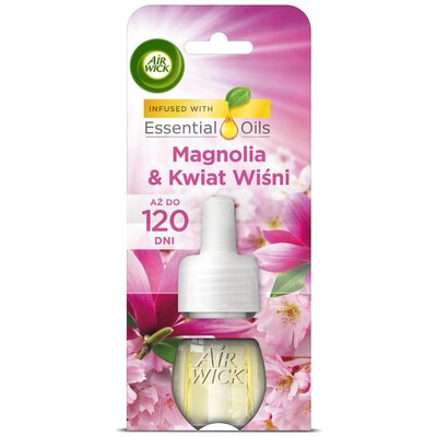 Wkład do odświeżacza powietrza AIR WICK Magnolia i Kwiat Wiśni 19 ml