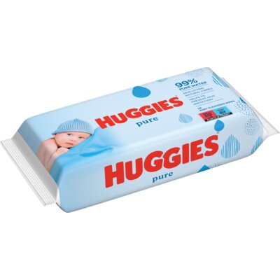 Chusteczki nawilżane HUGGIES Pure (56 szt.)