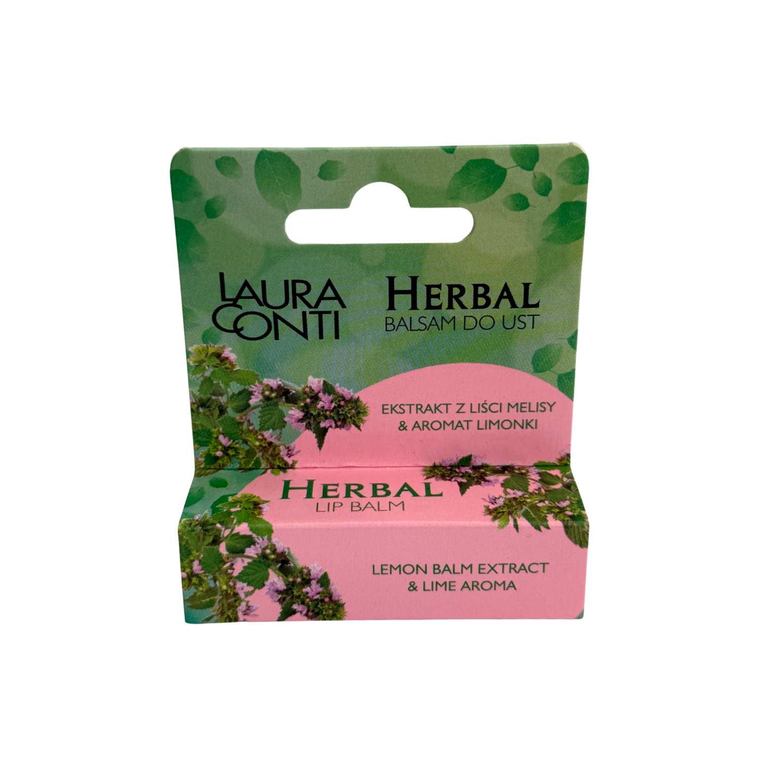 Laura Conti odżywczy balsam do ust z ekstraktem z liści Melisy, 4,8 g