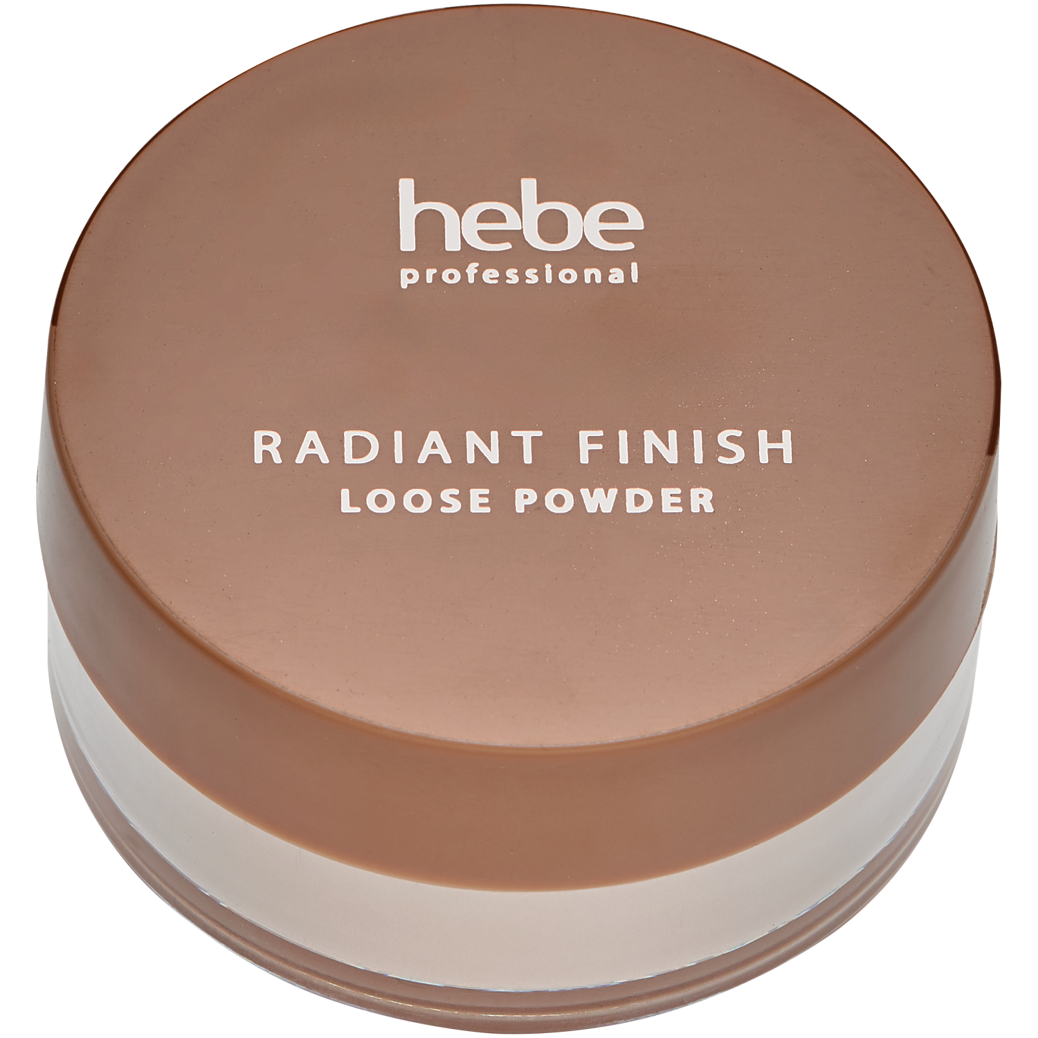 Hebe Professional Radiant Finish Loose Powder rozświetlający sypki puder do twarzy, 7 g