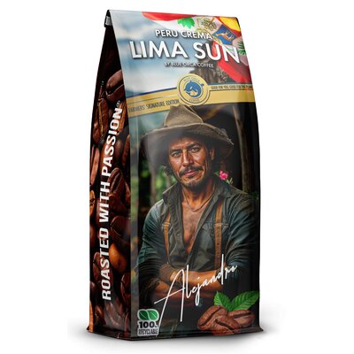 Kawa ziarnista BLUE ORCA COFFEE Peru Lima Sun Crema Farmers 1 kg