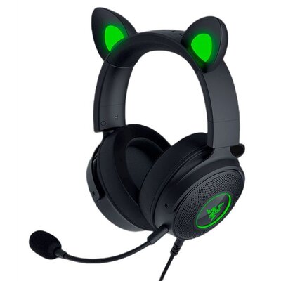 Słuchawki RAZER Kraken Kitty V2 Pro Nauszne, Dźwięk przestrzenny Czarny