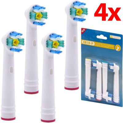 Końcówka szczoteczki DENIX do ORAL-B EB18-P (4 szt.) (Wybielanie zębów)