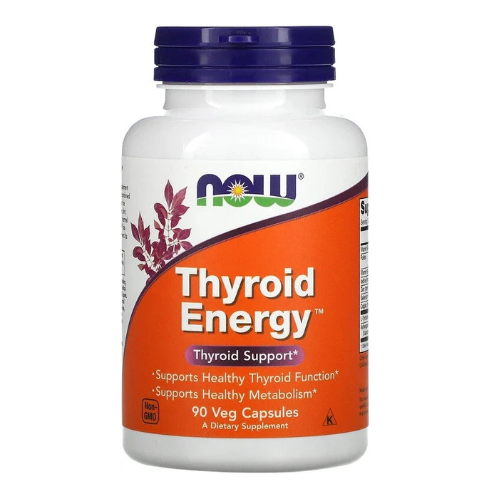 Now Foods Thyroid Energy suplement diety, 90 kaps./1 opak.