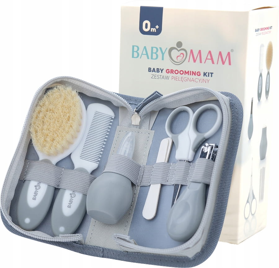 Duży zestaw kosmetyczny Babymam pielęgnacyjny dla dzieci + etui