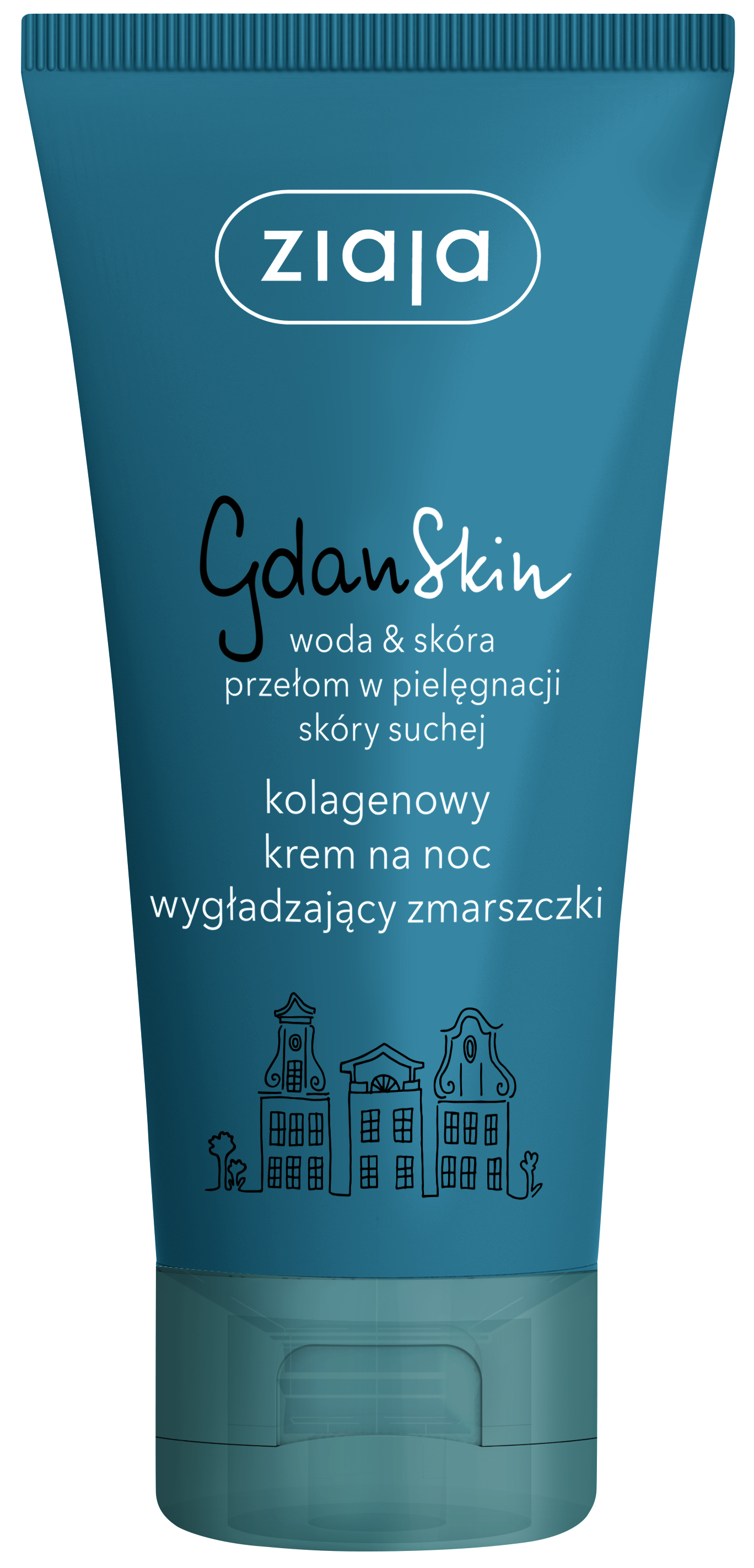 Ziaja GdanSkin, kolagenowy krem na noc wygładzający zmarszczki, 50 ml