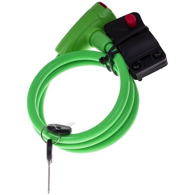 Zapięcie rowerowe PROFEX Safe Fun 91701Z Linka Zielony