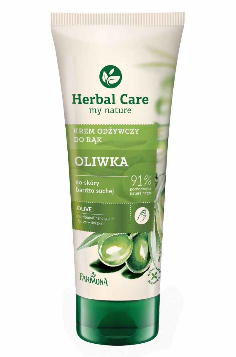 Herbal Care Oliwka odżywczy kem do rąk, 100 ml