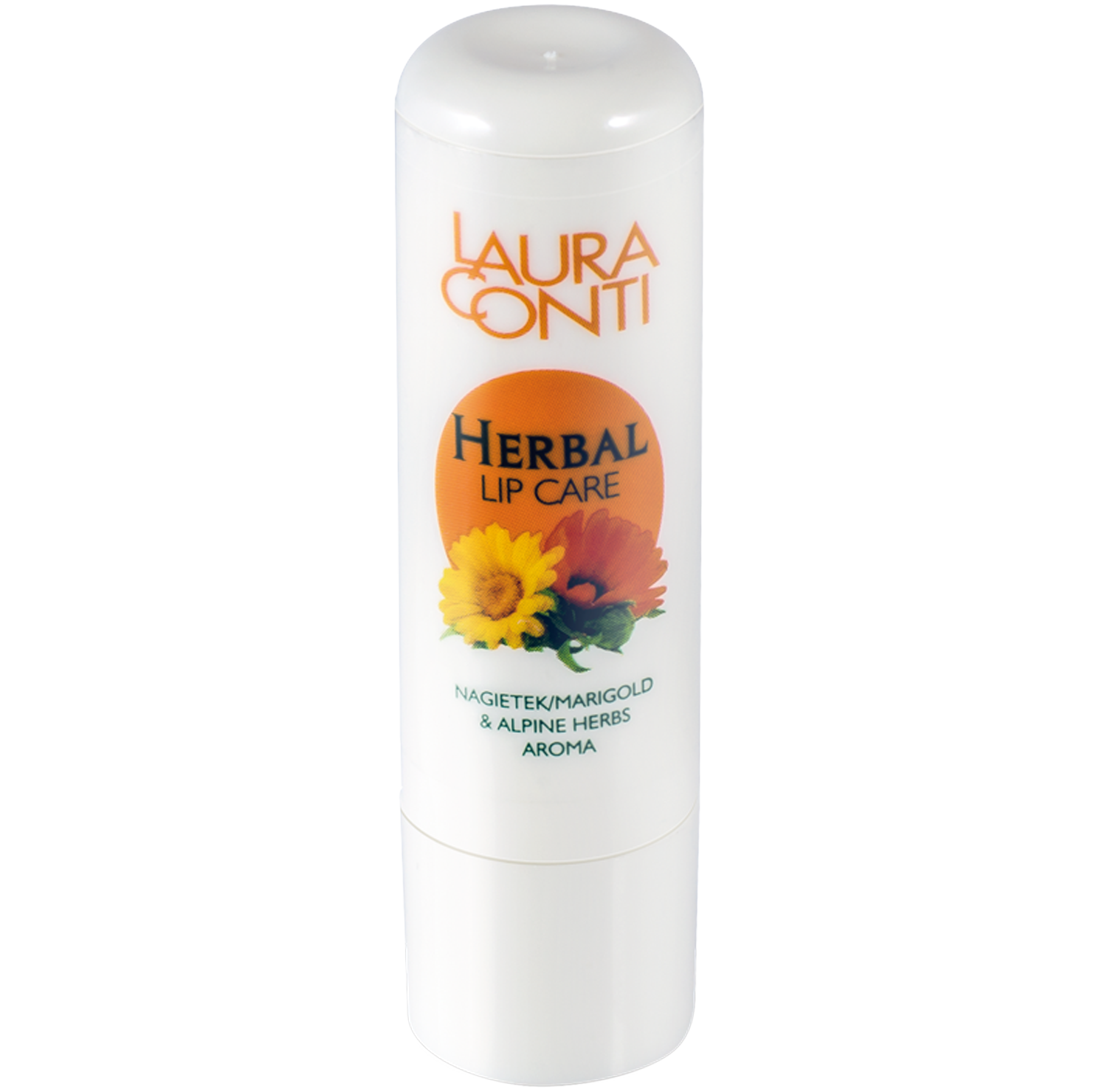 Laura Conti Herbal pomadka ochronna do ust z ekstraktem z nagietka, 4,8 g