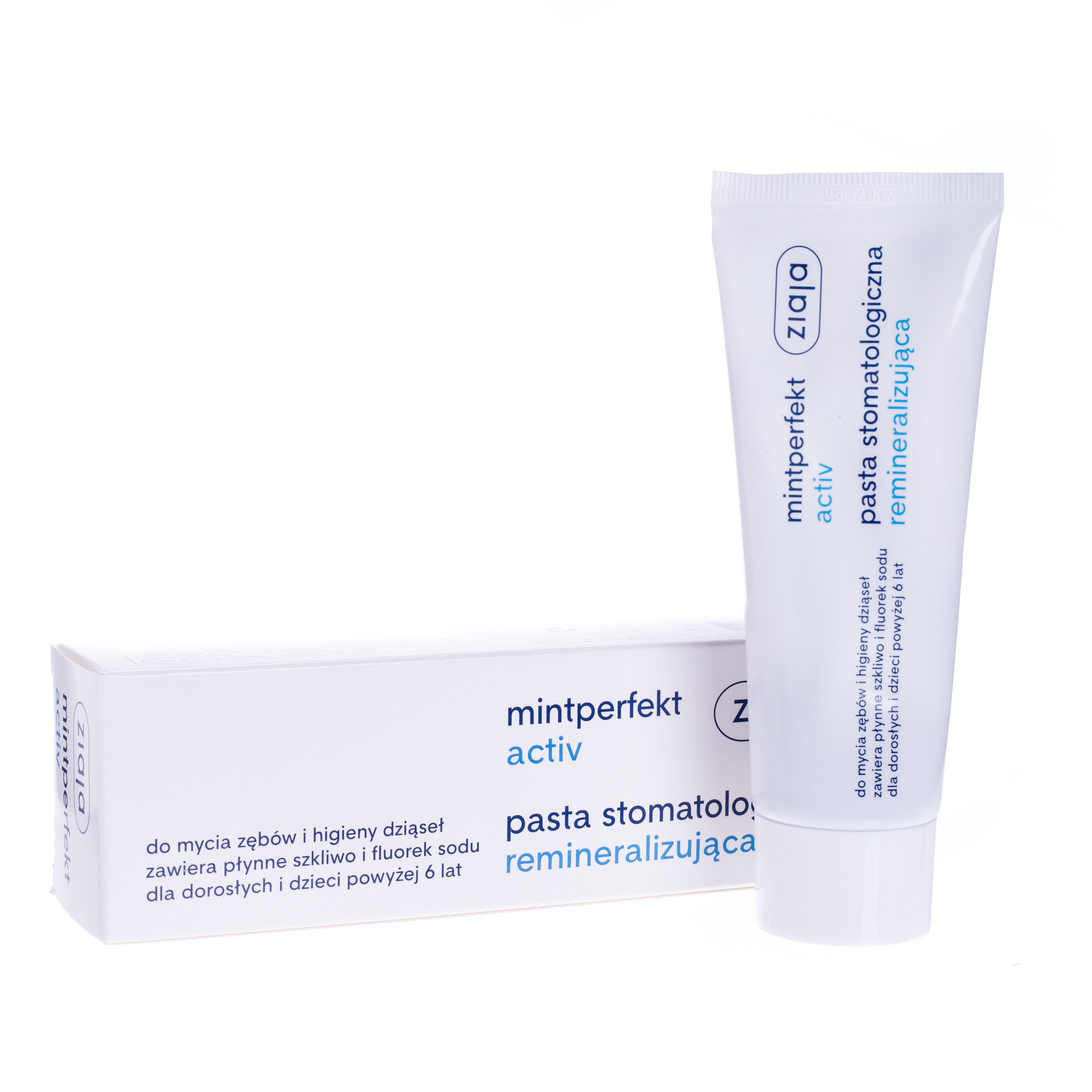 Ziaja Mintperfekt Activ, pasta do zębów remineralizująca, 75 ml