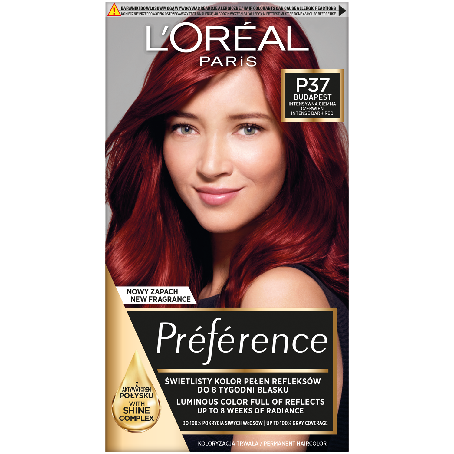 L'oreal Paris Farby Farba Do Włosów P37 Pure Plum Power 1 Szt.