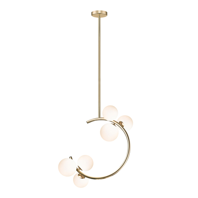 Lampa wisząca kule złota MOLECULE