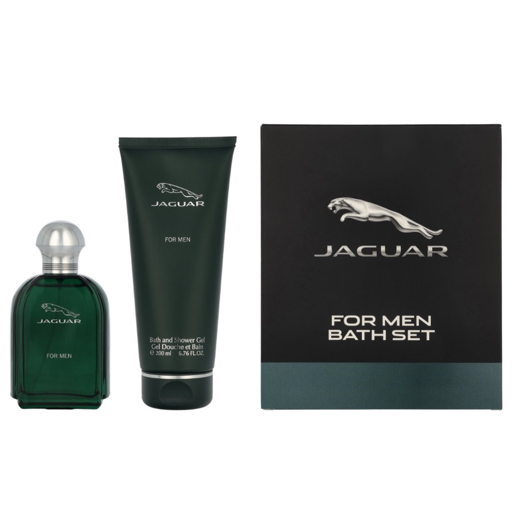 Jaguar Green For Men zestaw woda toaletowa męska, 100 ml + żel pod prysznic, 200 ml