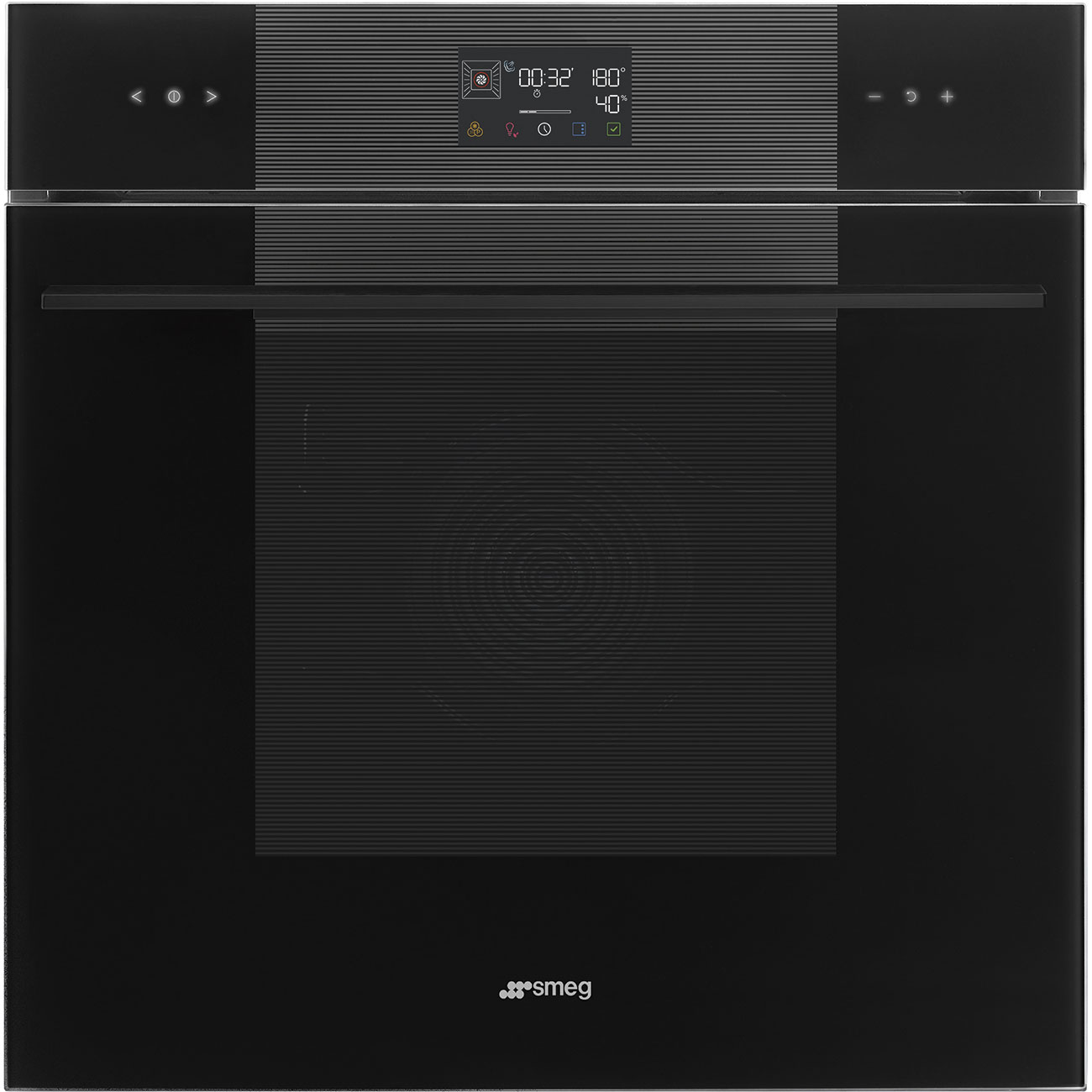 Smeg - Piekarnik elektryczny z funkcją pary SOP6102S2PB3 Linea Czarny