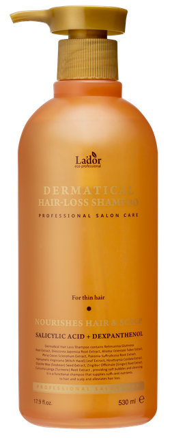 La'dor Dermatical Hair- Loss Shampoo (For Thin Hair) premium szampon przeciw wypadaniu włosów, 530 ml