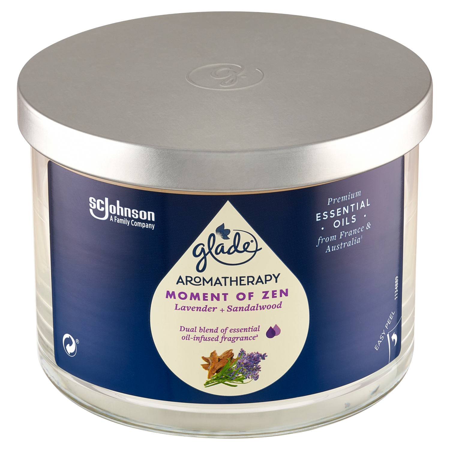 Glade Aromatherapy świeca zapachowa moment of zen, 260 g