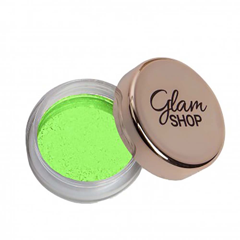 Glam Shop sypki cień do powiek neonowy kiwi, 5 ml