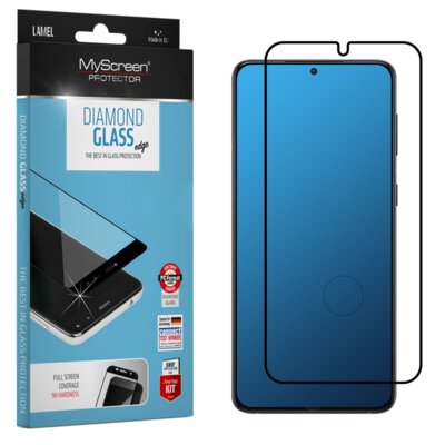 Szkło hartowane MYSCREEN Diamond Glass Edge Full Glue do Motorola Moto G10 Czarny
