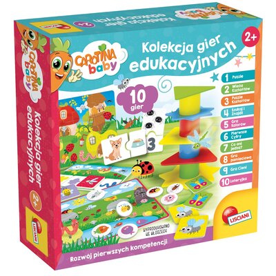 Gra edukacyjna LISCIANI Carotina Baby 10w1 304-PL95117