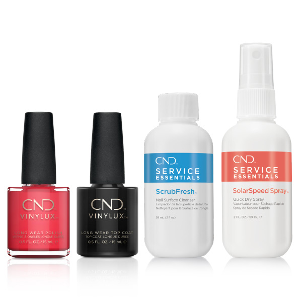 CND Vinylux kompletny zestaw do wykonania manicure Lobster Roll, 1 zest.