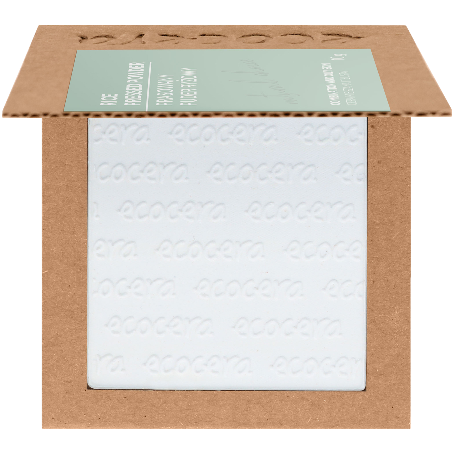 Ecocera Rice prasowany puder ryżowy do twarzy, 10 g