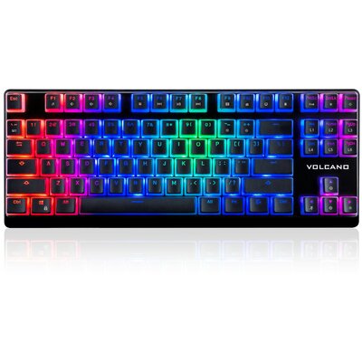 Klawiatura MODECOM Volcano Lanparty RGB Czarny