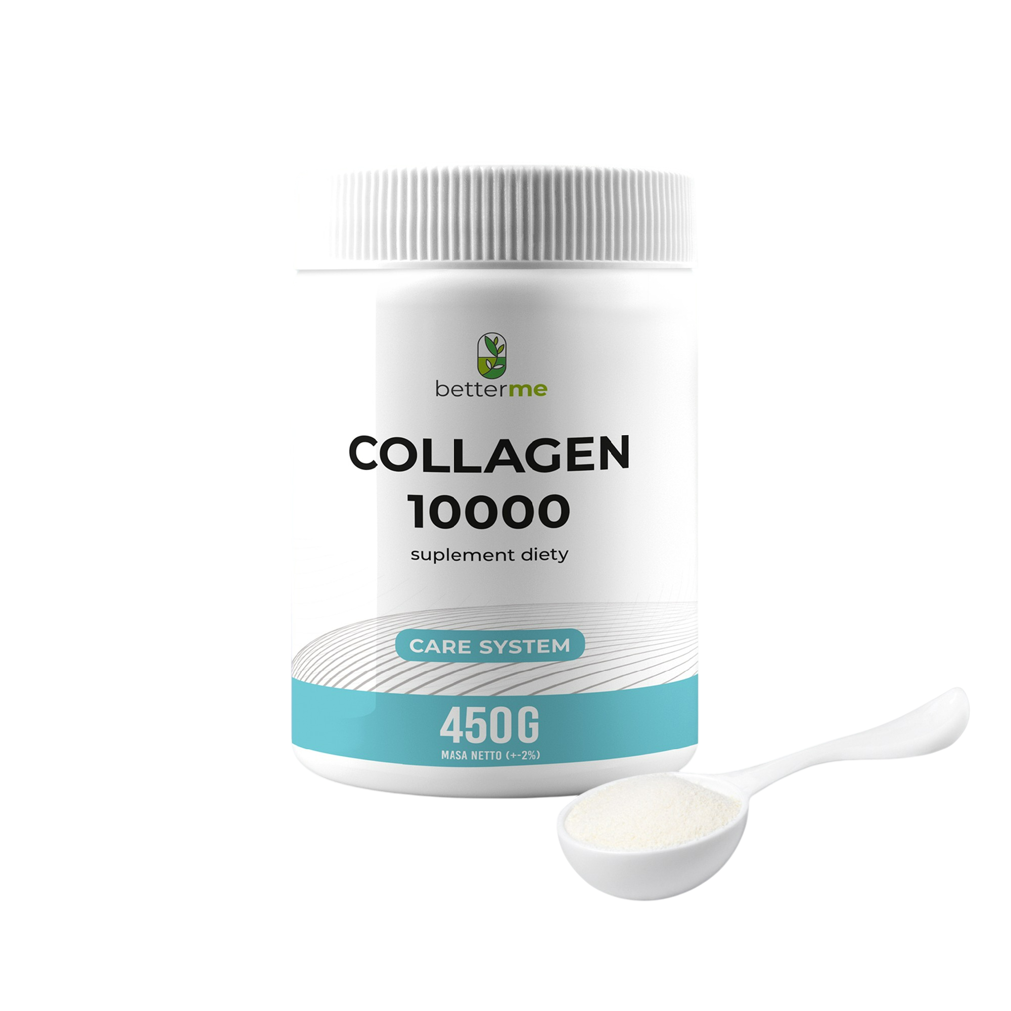 BetterMe Collagen 10000 Care System suplement diety kolagen rybi w proszku, 450 g