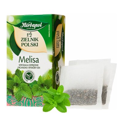 Herbata HERBAPOL Zielnik Polski Melisa (20 sztuk)