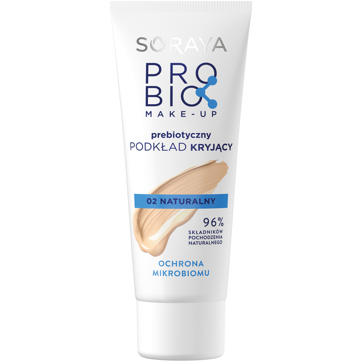 Soraya Probio prebiotyczny podkład do twarzy 02 naturalny, 30 ml