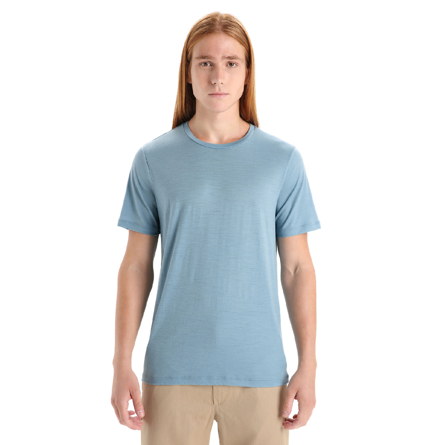 Męska koszulka termoaktywna Icebreaker Tech Lite II SS Tee astral blue - XL