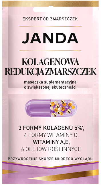 Janda Kolagenowa Redukcja Zmarszczek maseczka do twarzy, 8 ml