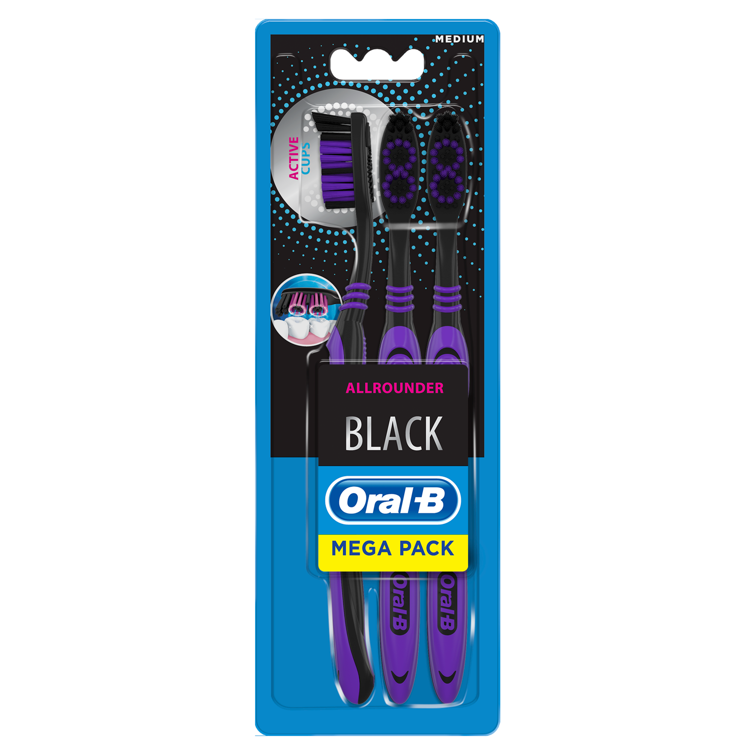 Oral-B Allround Robin szczoteczka do mycia zębów, 3 szt./1 opak.