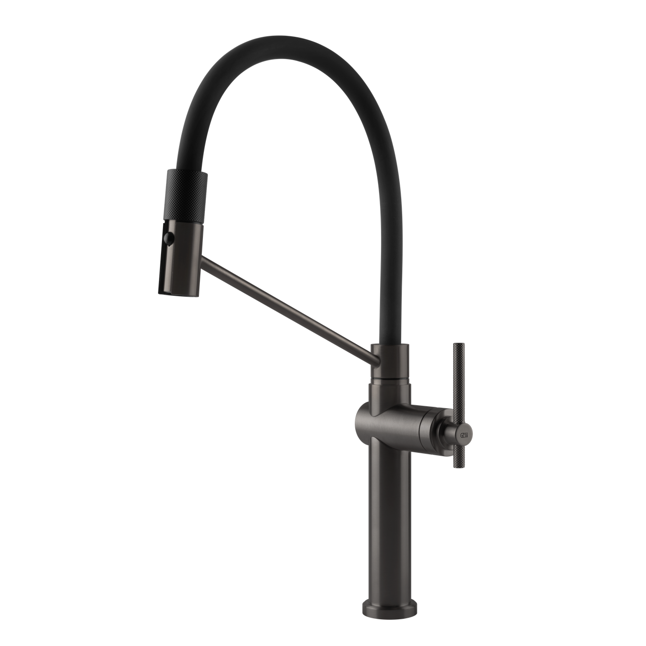 Gessi - Bateria kuchenna Habito półprofesjonalna Czarny metal szczotkowany PVD