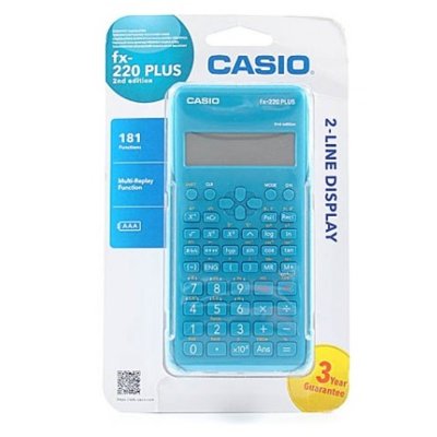 Kalkulator CASIO FX-220 PLUS-2S Zasilanie bateryjne