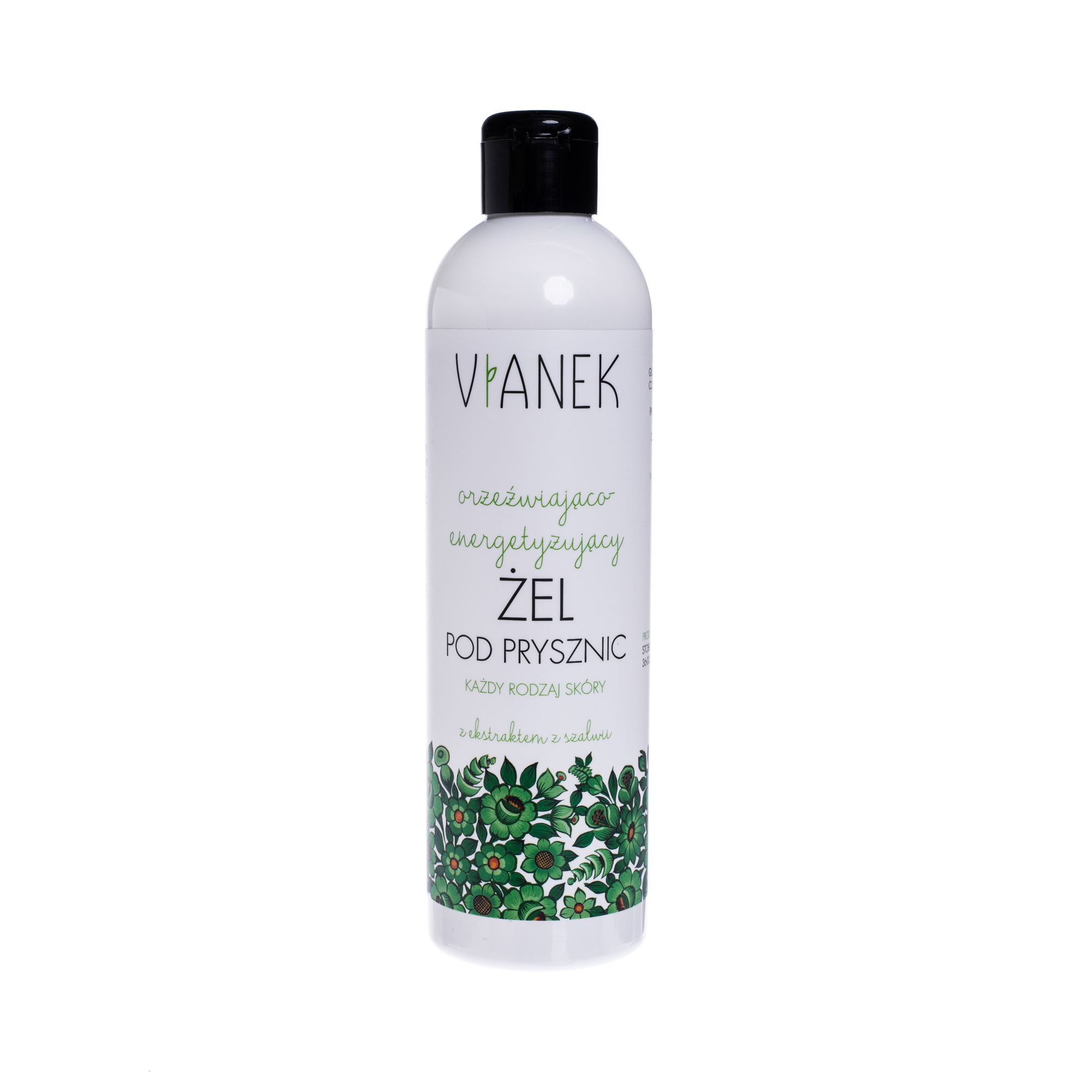 Vianek, orzeźwiająco-energetyzujący żel pod prysznic, 300 ml