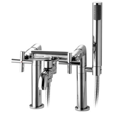 Bateria wannowa natynkowa OMNIRES Modern C304-H Chrom