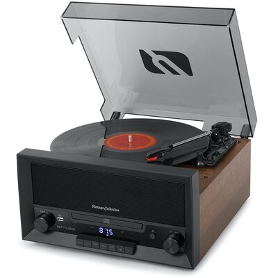 Gramofon MUSE MT-112 MB Bluetooth USB Brązowy