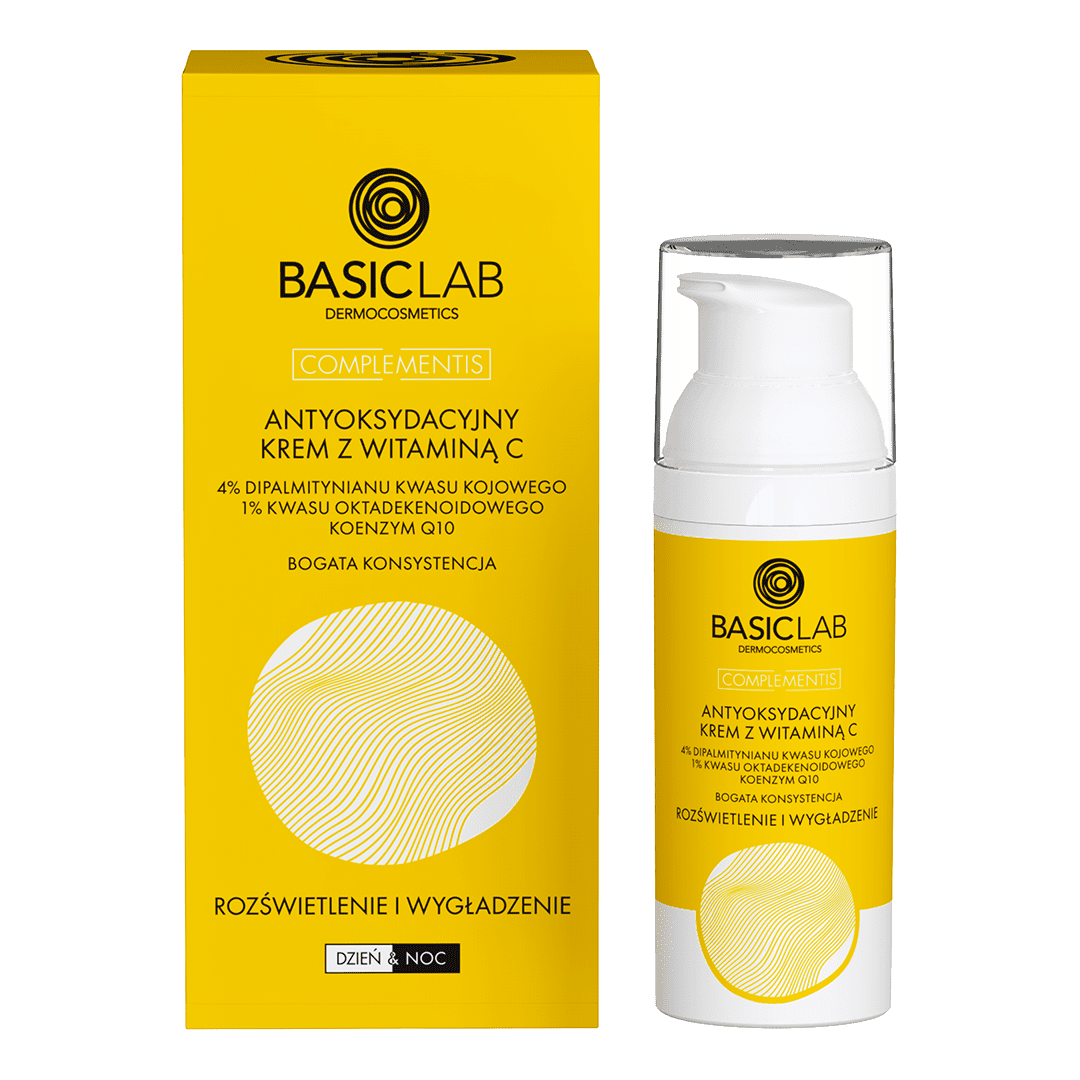 Basiclab Complementis antyoksydacyjny krem do twarzy o bogatej konsystencji, 50 ml