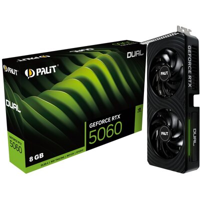 Karta graficzna PALIT GeForce RTX 5060 Dual 8GB DLSS 4