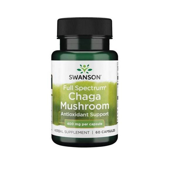 Swanson FS Chaga Mushroom suplement diety, 60 kaps./1 opak.