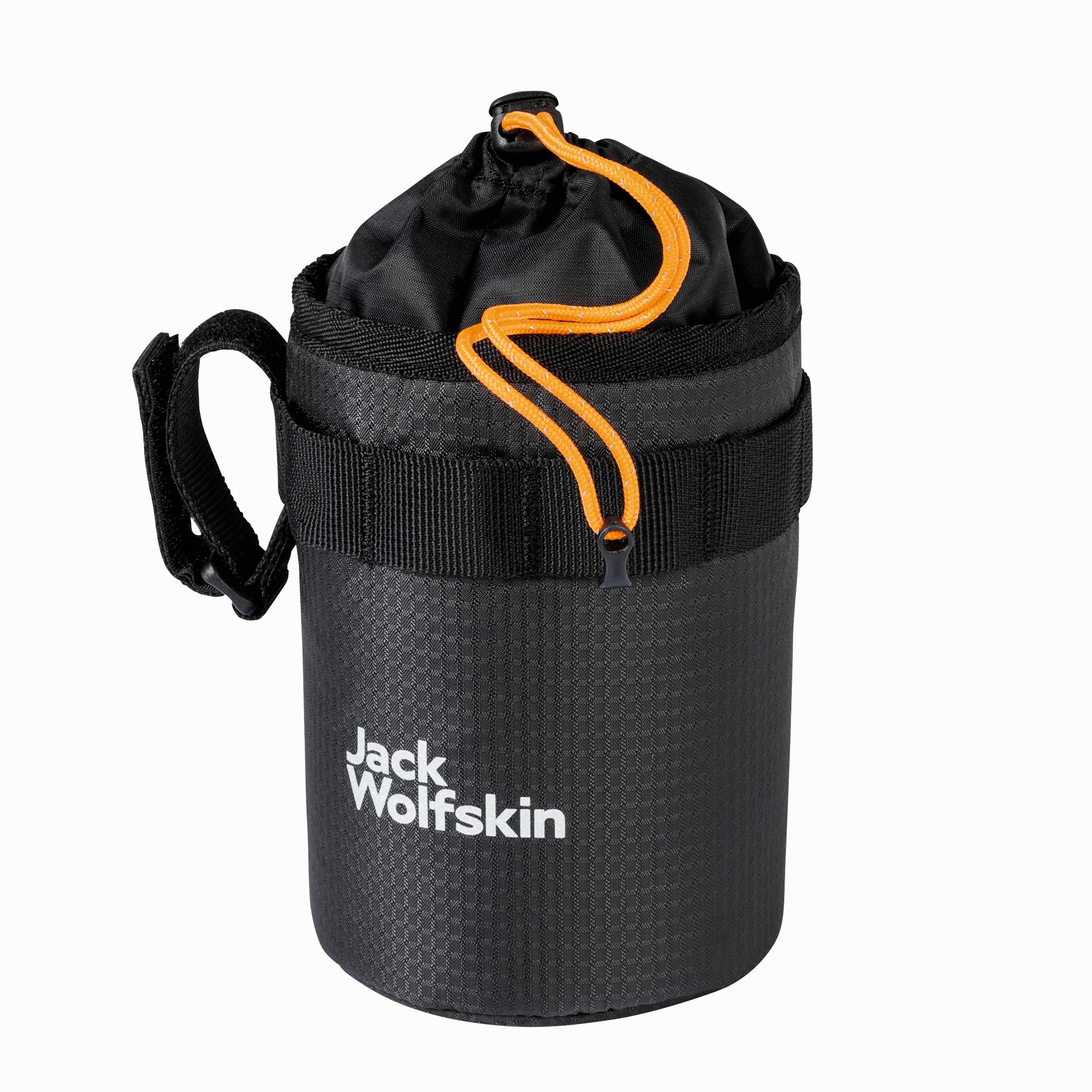 Torba sakwa rowerowa na kierownicę Jack Wolfskin MOROBBIA SNACKY flash black - ONE SIZE