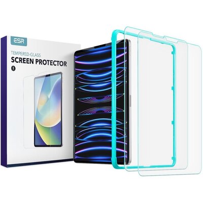 Szkło hartowane ESR Tempered Glass do Apple iPad Air 4/5/6 Pro 11 Przezroczysty (2szt.) + ramka montażowa