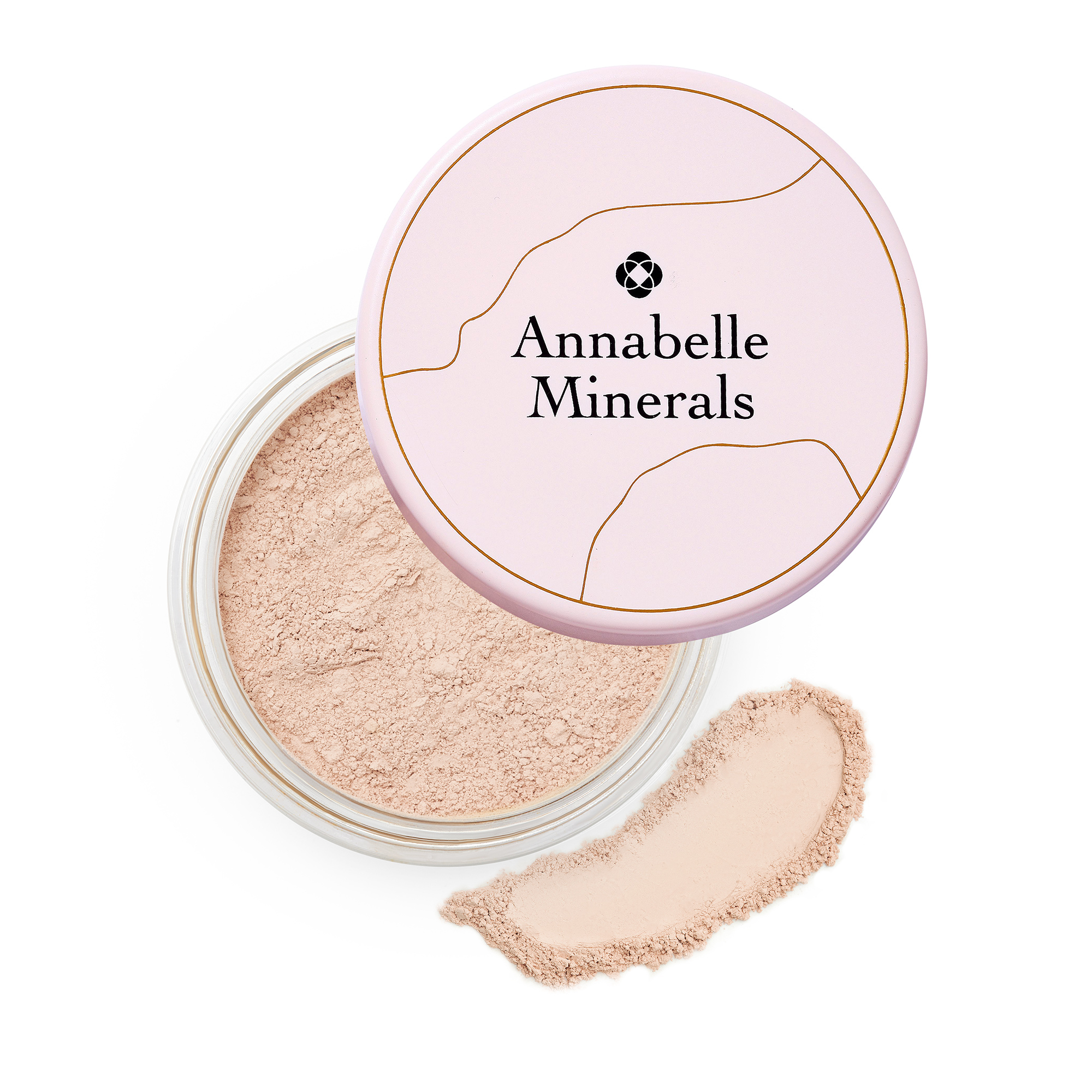 Annabelle Minerals kryjący podkład mineralny do twarzy pure fair, 4 g