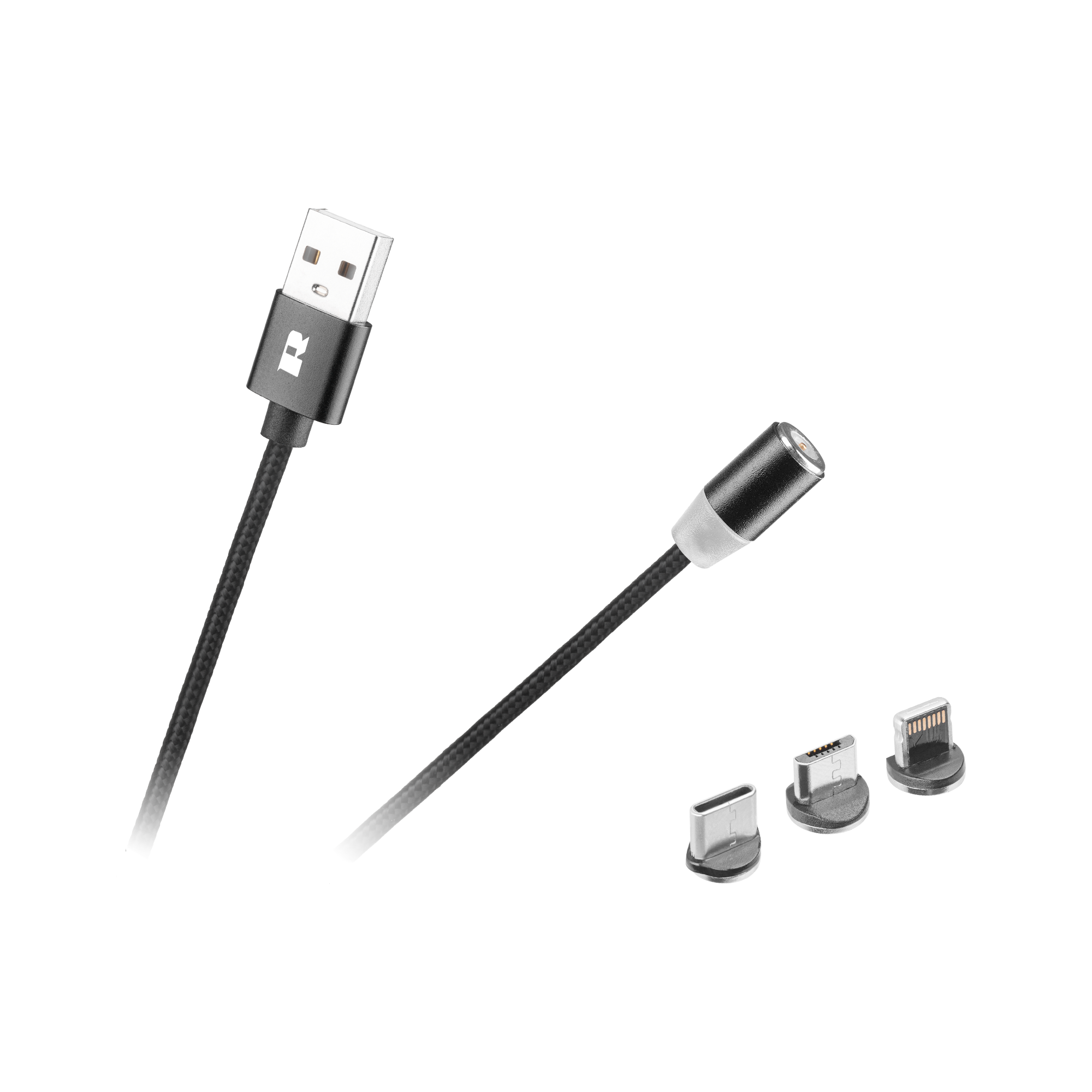 Magnetyczny kabel USB 3w1