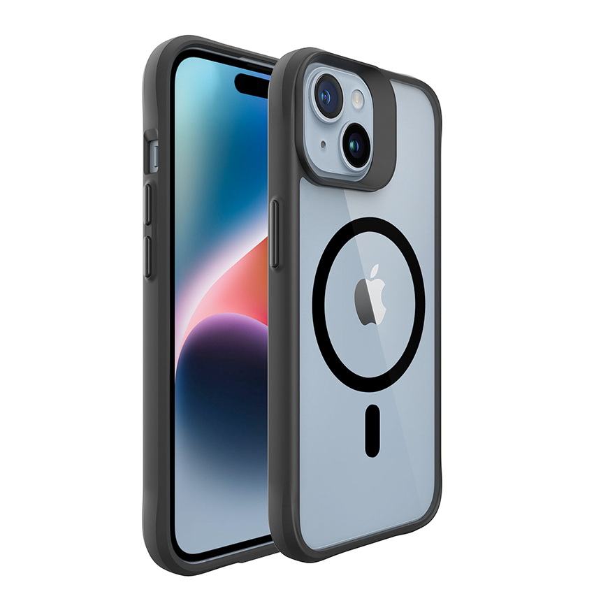 Jinya XPRO Magsafe Protecting Case Black - etui iPhone 15 Plus/14 Plus