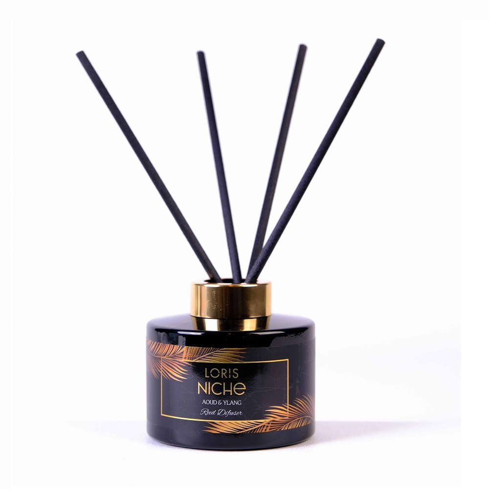 Loris Niche  dyfuzor zapachowy z patyczkami Aoud & Ylang, 150 ml
